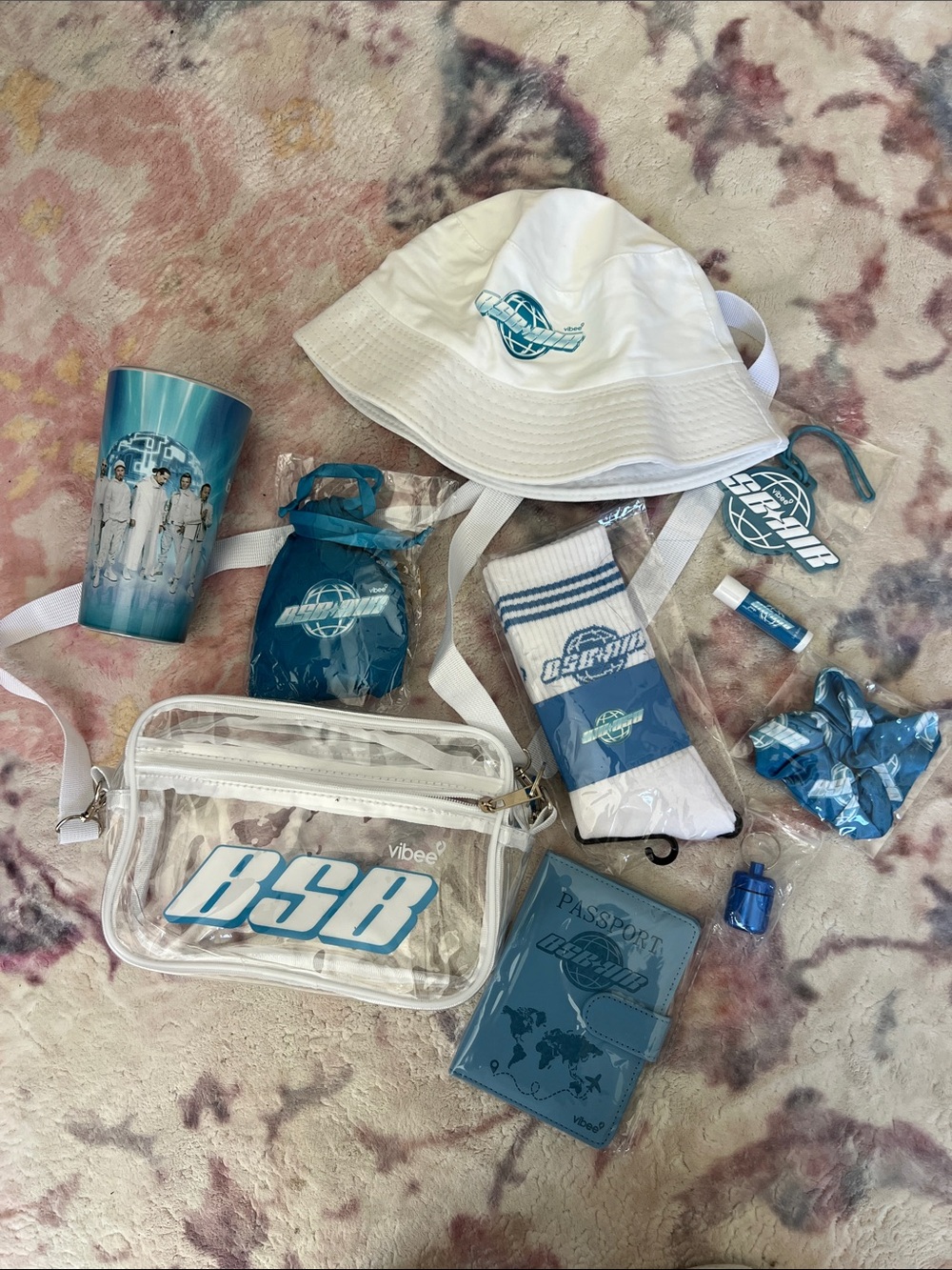 BRAND NEW Backstreet Boys VIP Clear Crossbody Bag Gift Set, Merch